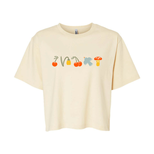 Cherry Fest Cropped Tshirt