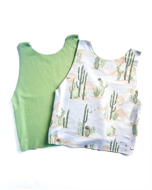 Cactus & Mint Green Bra Top