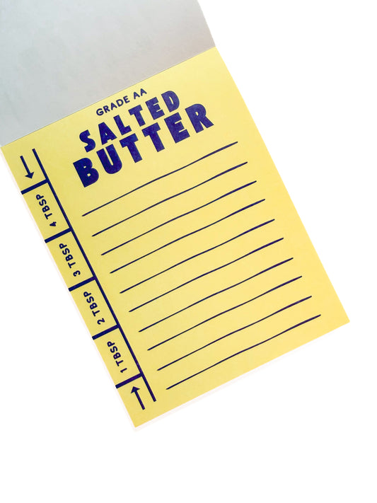 “Pad of Butter” Note Pad