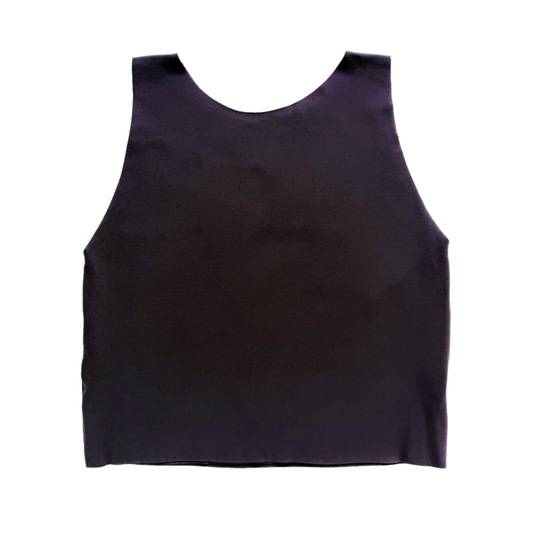 Solid Dark Shadow Grey Bra Top