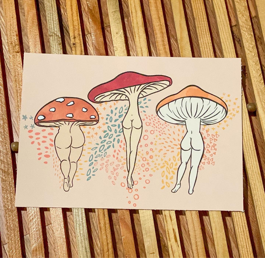 Special Edition Pink Mushroom Trio