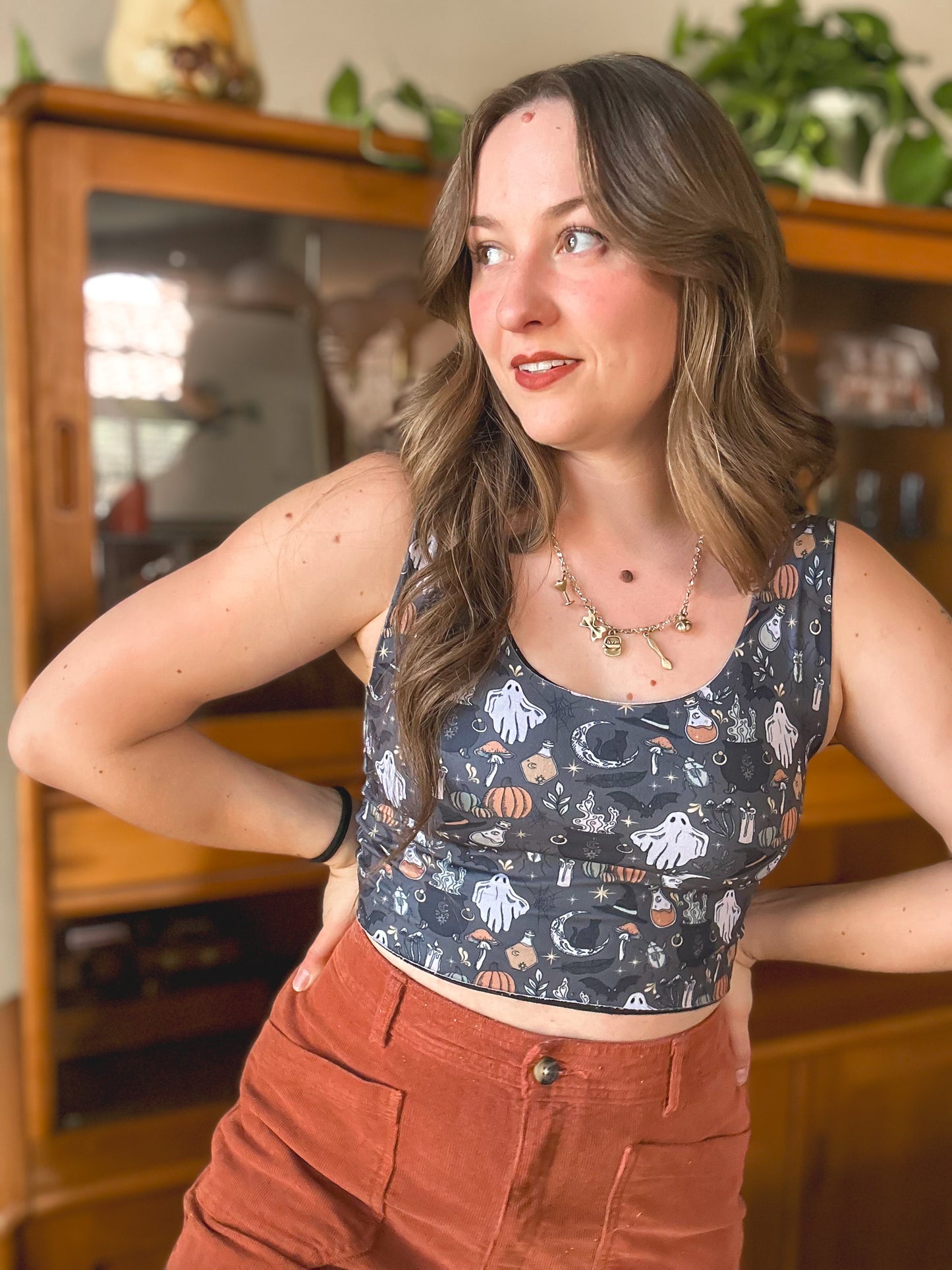 Ghoulfriends & Terracotta Bra Top (Ready to Ship)