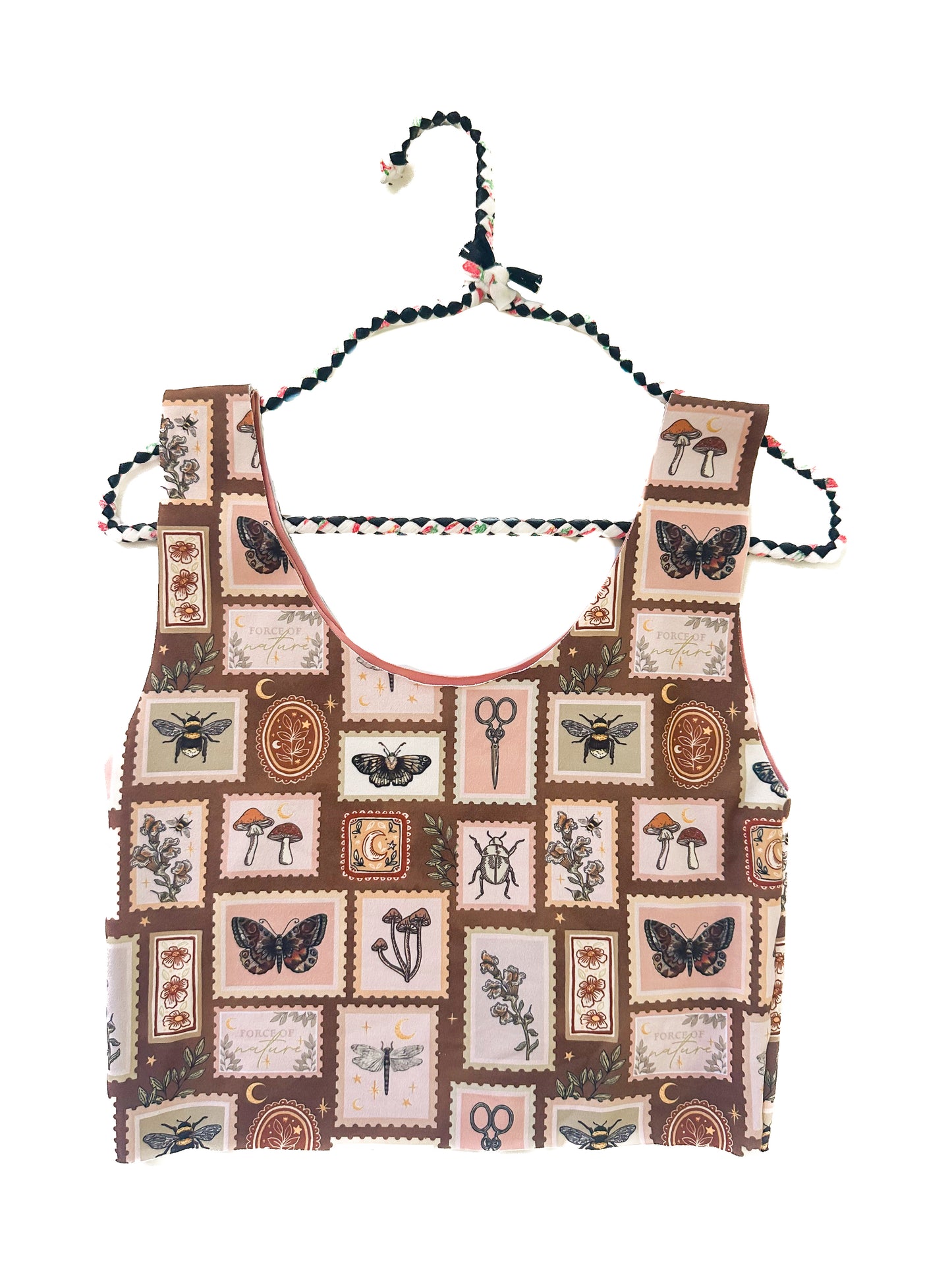 Botanical Stamps Bra Top (Made to order)