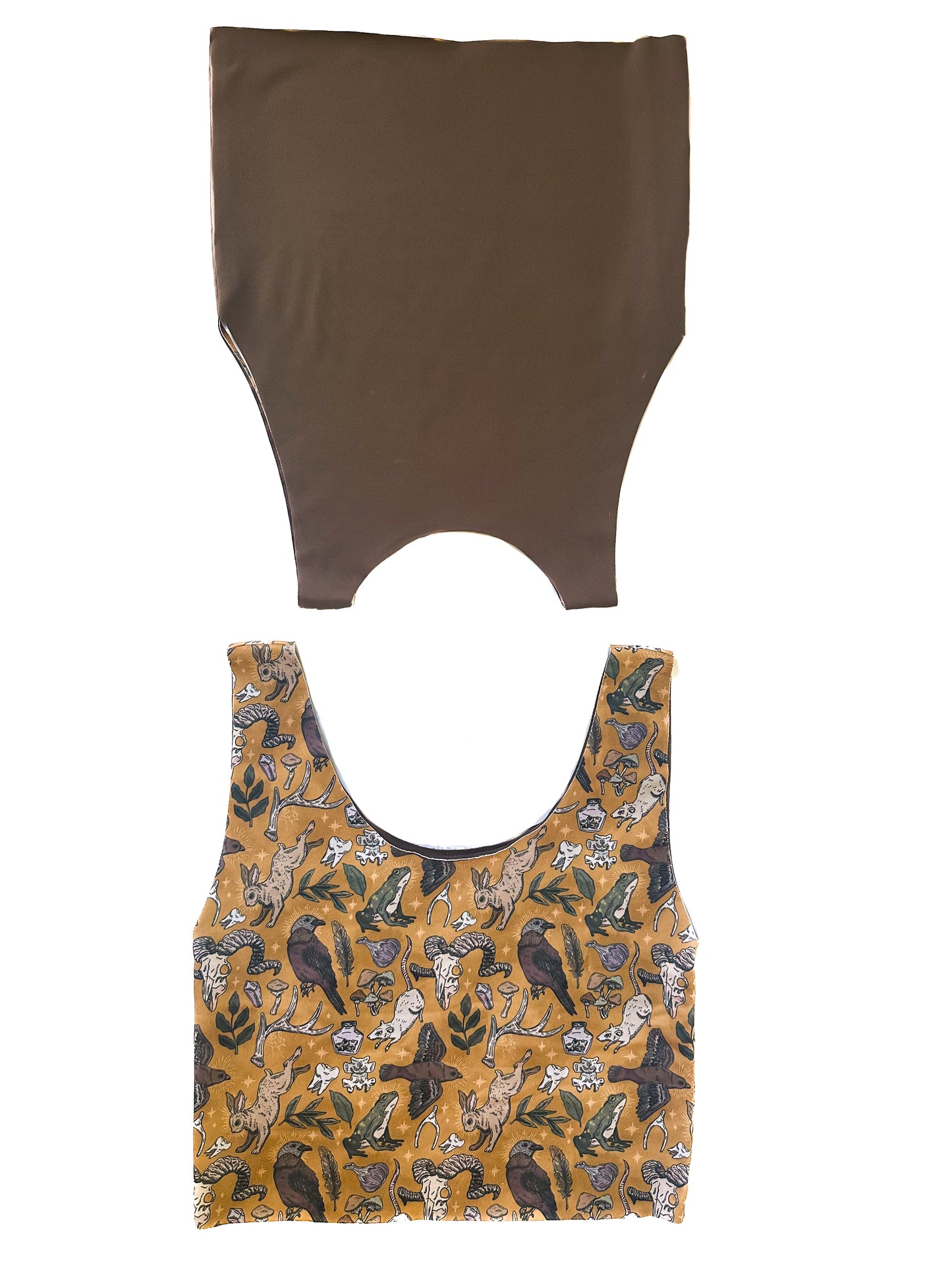 Witches Wood Bra Top (Ready to Ship)