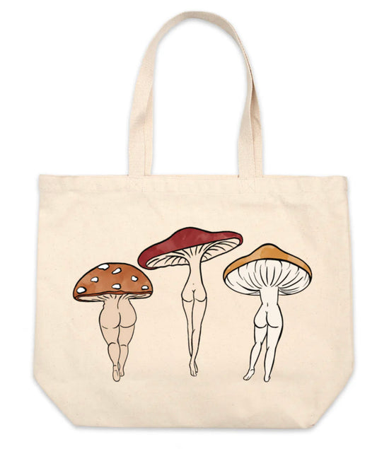 Mushroom Booty Trio Tote Bag