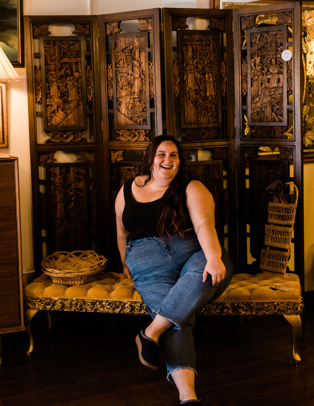 Solid Charcoal Black Bra Top (Made to order)