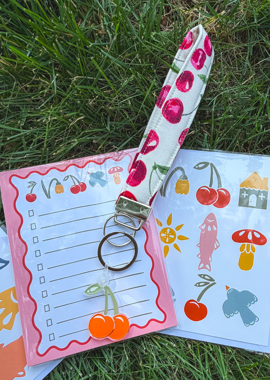 Cherry Keychain