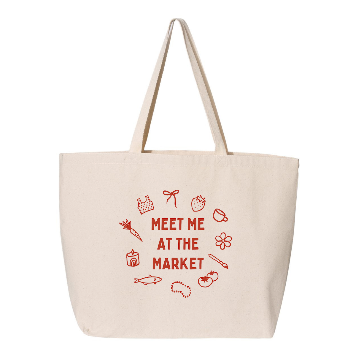 Meet Me at the Market Tote Bag