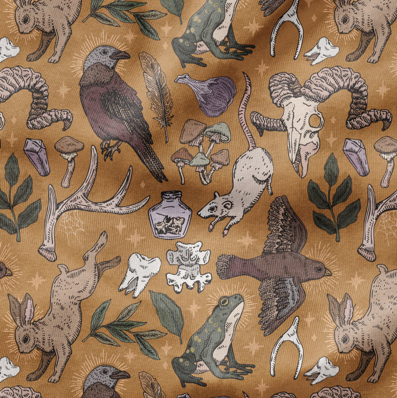 SALE Upside Down Witches Wood Bra Top (Ready to Ship)