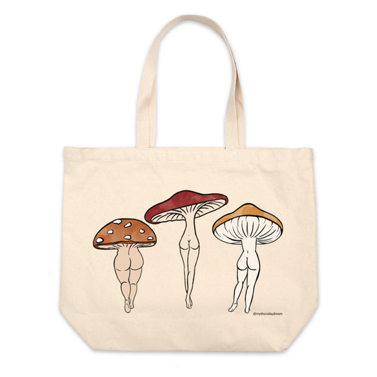 Mushroom Booty Trio Tote Bag
