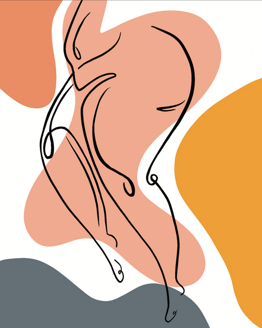 Legs Line Art Print