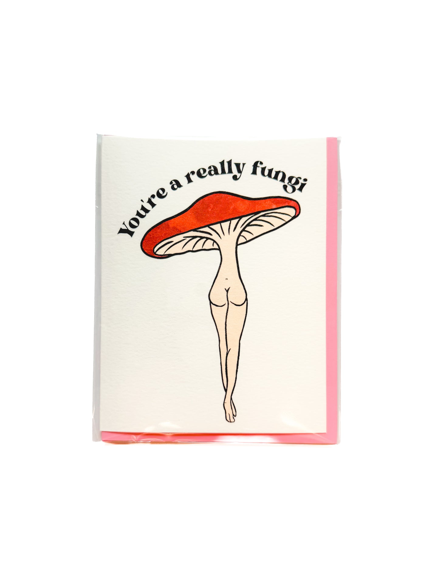 Mushroom Booty Greeting Card 4 Pack