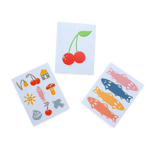 Cherry Greeting Card 3 Pack