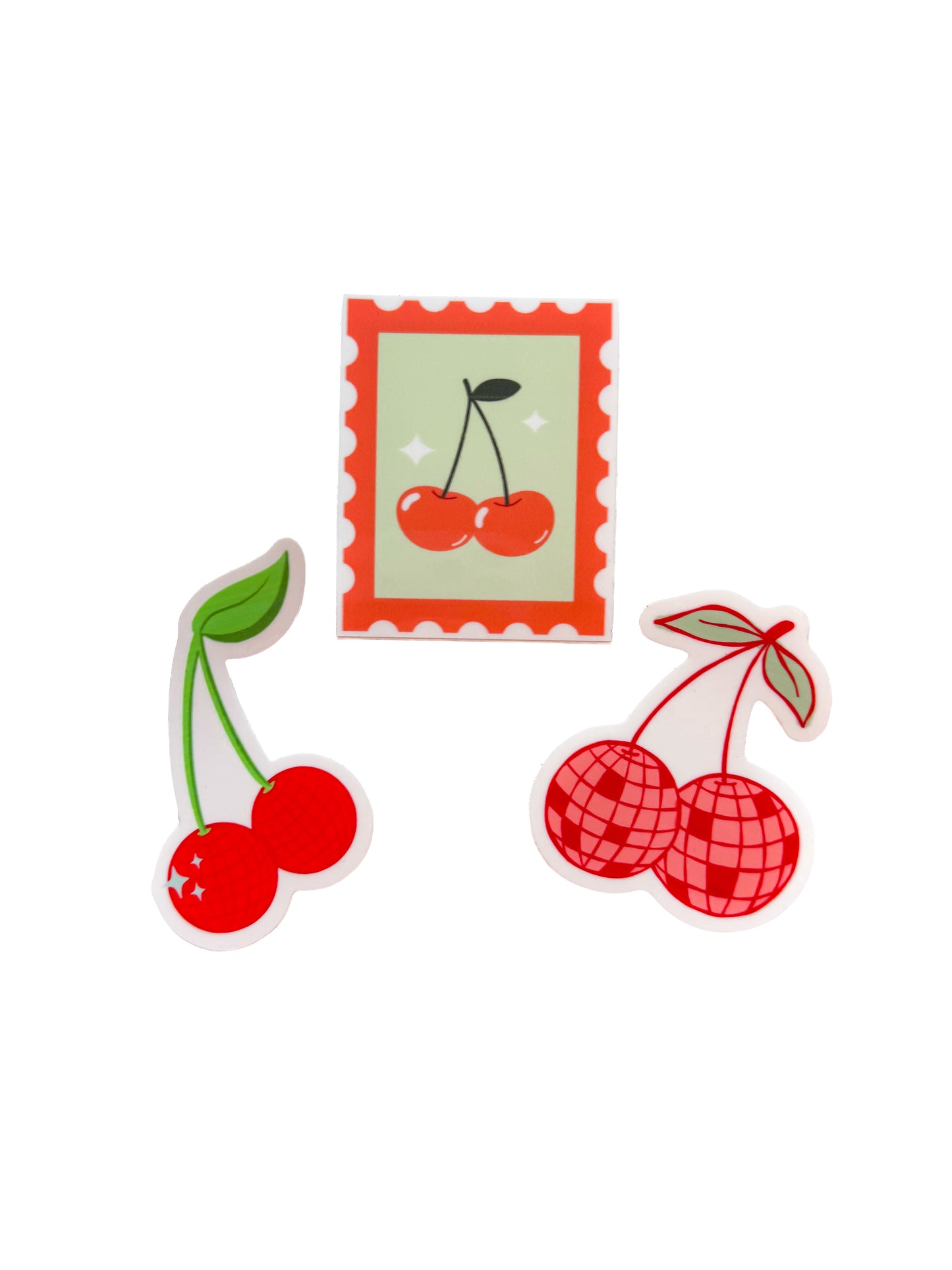 Cherry Sticker 3 Pack