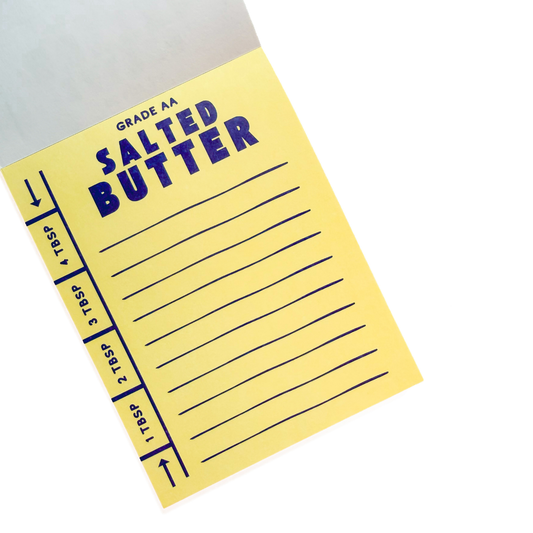 “Pad of Butter” Note Pad