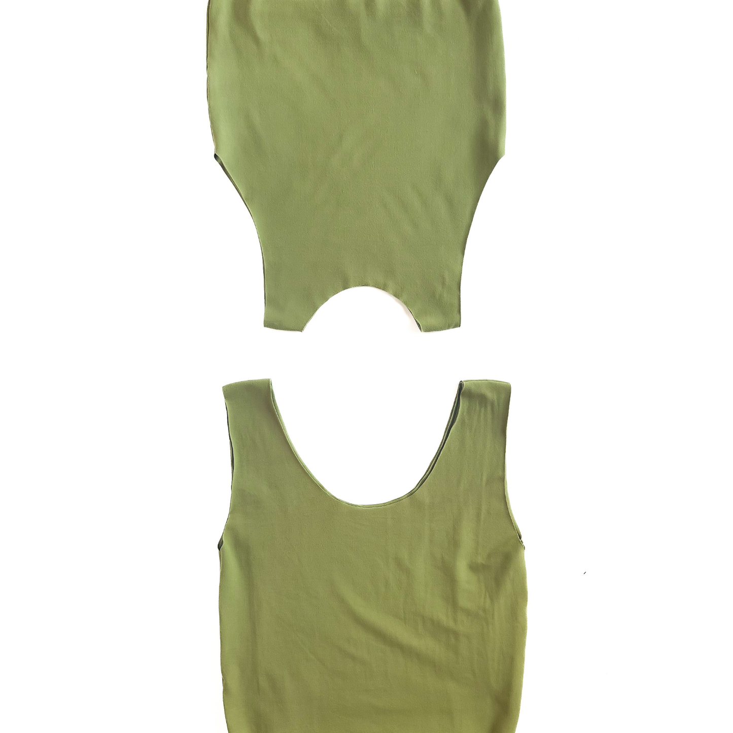 Solid Leaf Green Bra Top (XL-2XL)