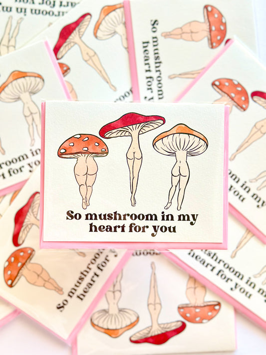 Valentine’s Day Mushroom Cards