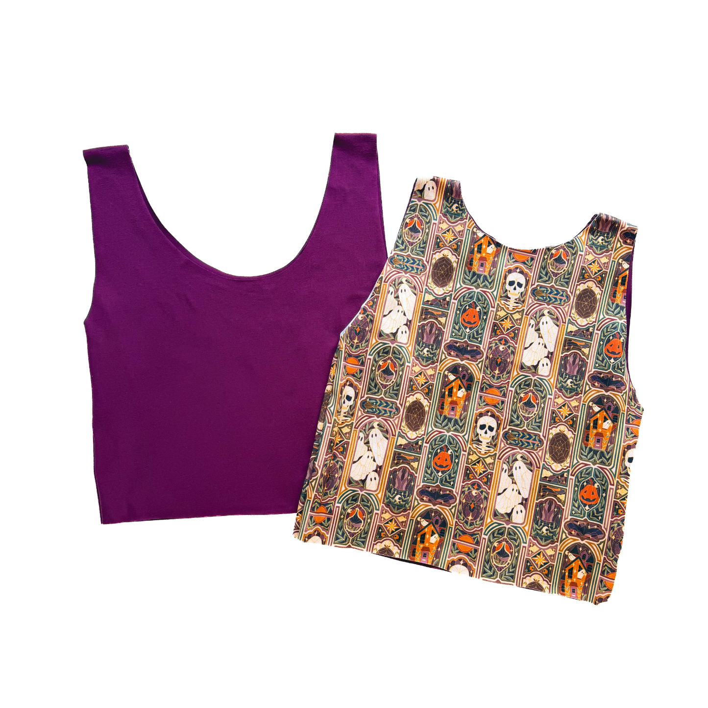 "Through the Spooking Glass" Bra Top