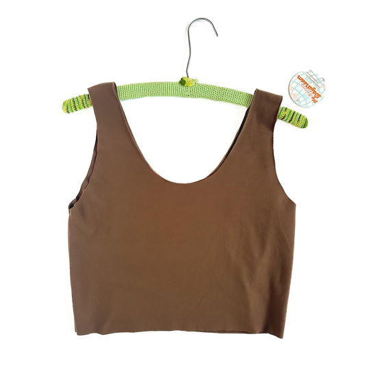 Chocolate Brown Bra Top
