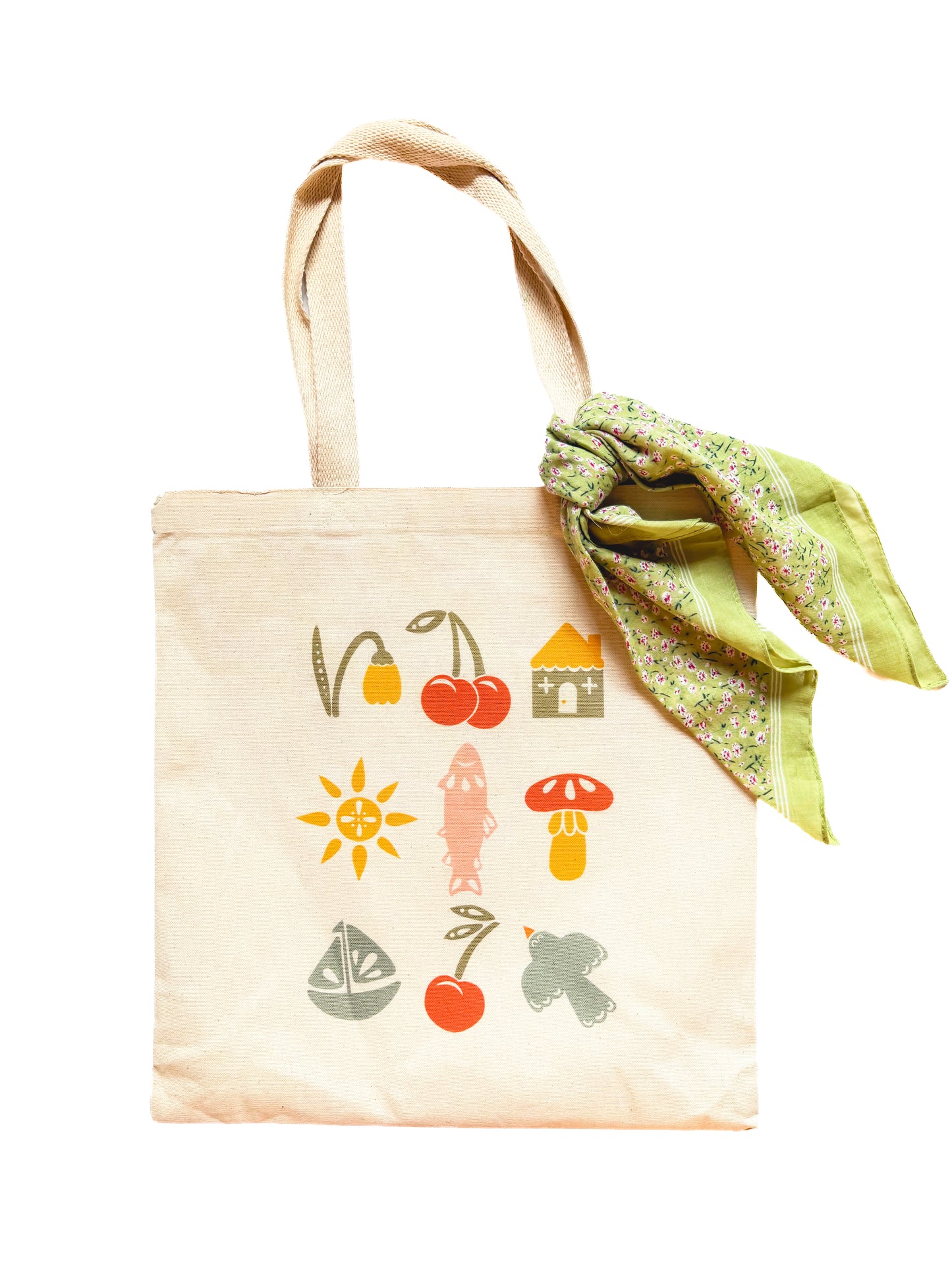 Summer Collage Tote Bag