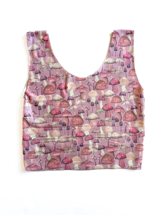 Pink Mushroom Bra Top (Made to order)