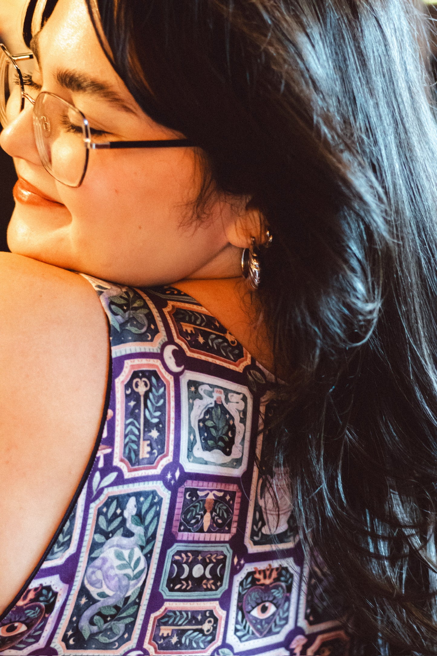 Spooky Stamps Bra Top