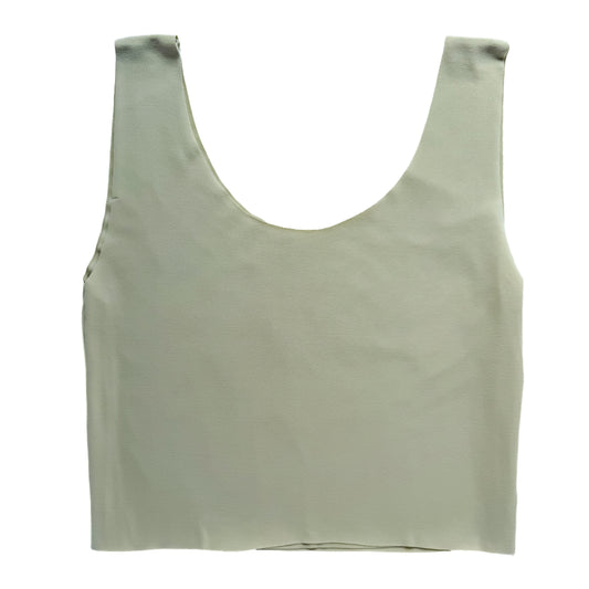 Solid Mint Green Sage Bra Top