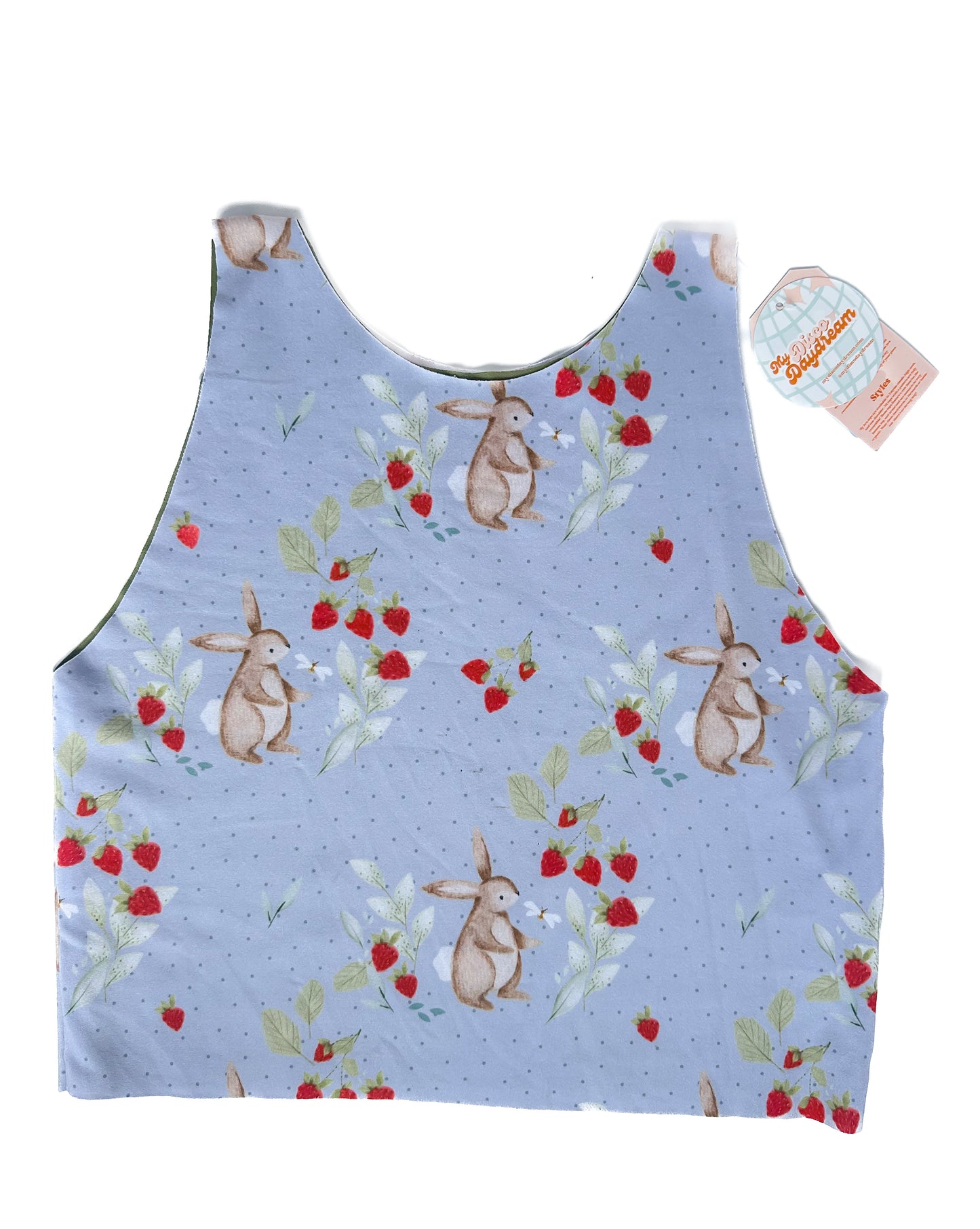 Bunnies with Strawberries Bra Top (XL-2XL)