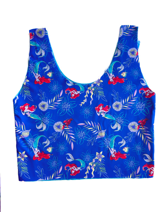 Red Headed Mermaid Bra Top (XL-2XL)