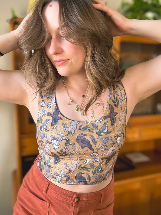 Witches Wood Bra Top (Made to order)