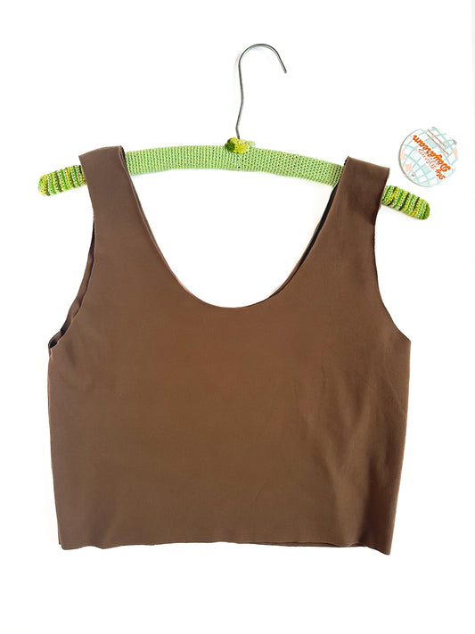 Chocolate Brown Bra Top