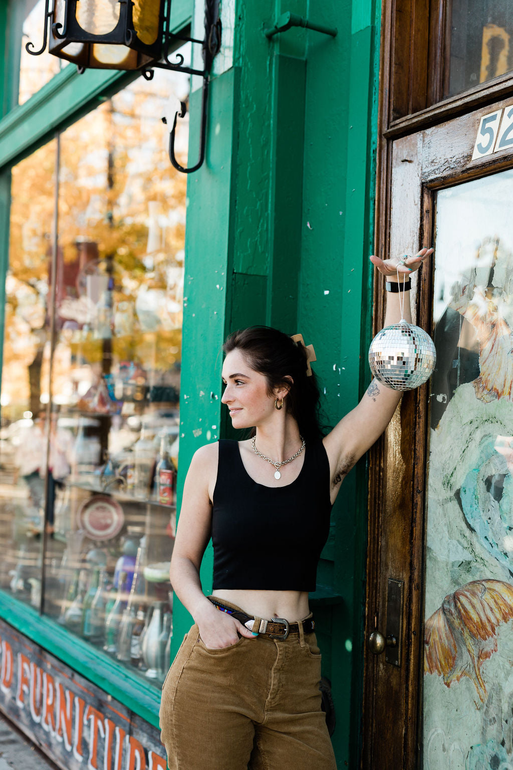 Charcoal Black Bra Top