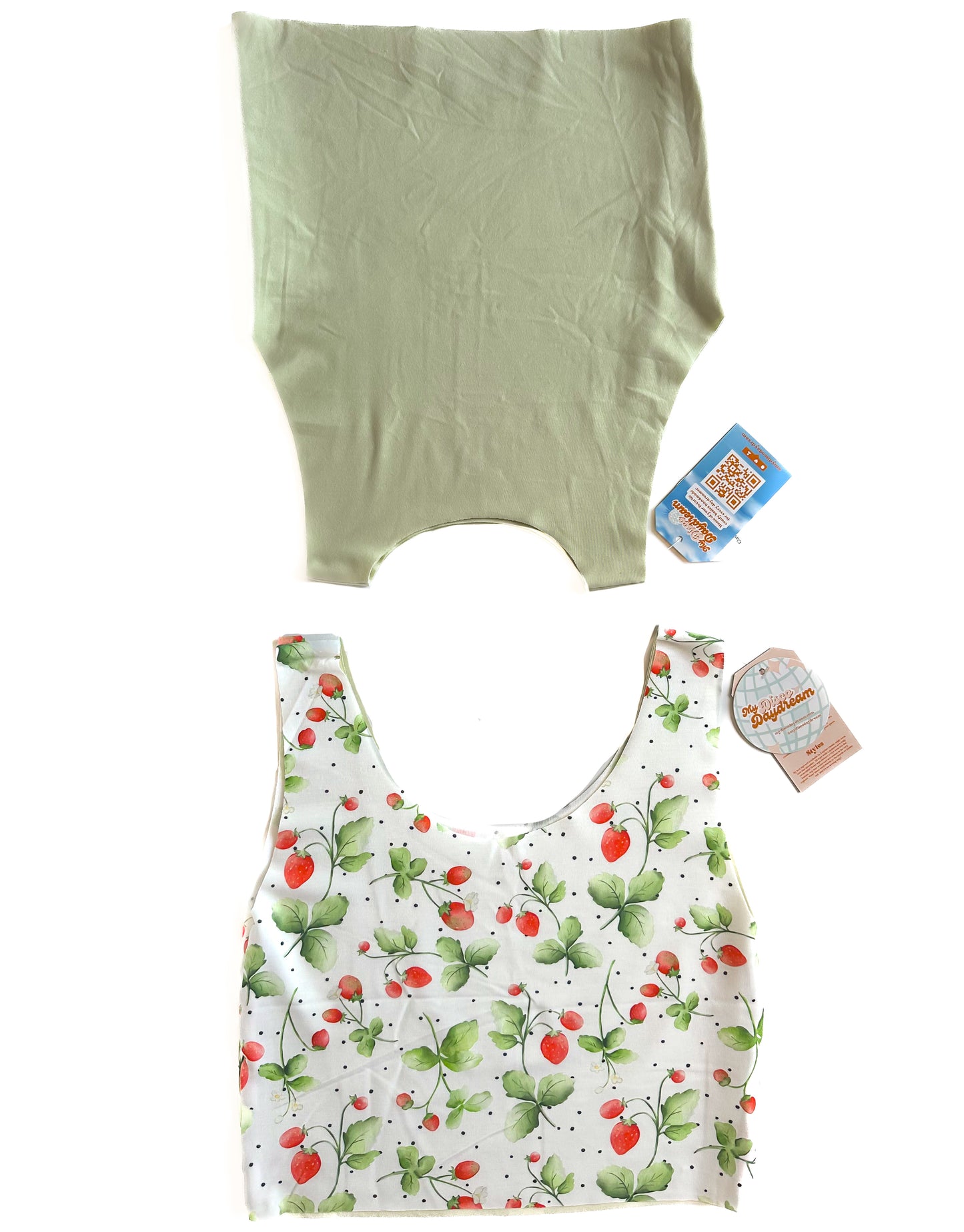 SALE XL-2XL Strawberry Bamboo Bra Top (Ready to Ship)