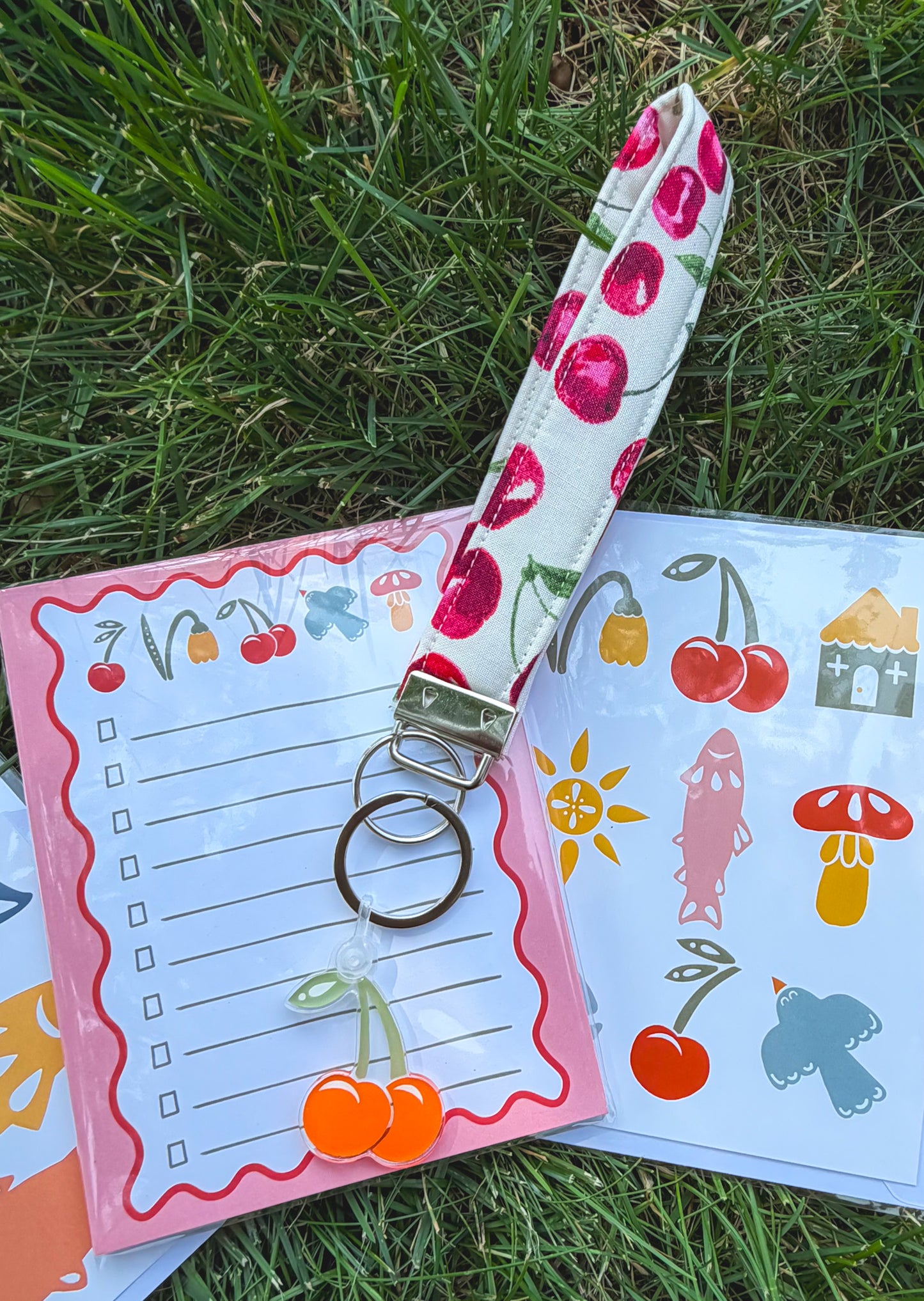 Cherry Keychain