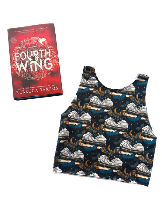 Silver One Dragon with Blue Reverse Bra Top (S-L)