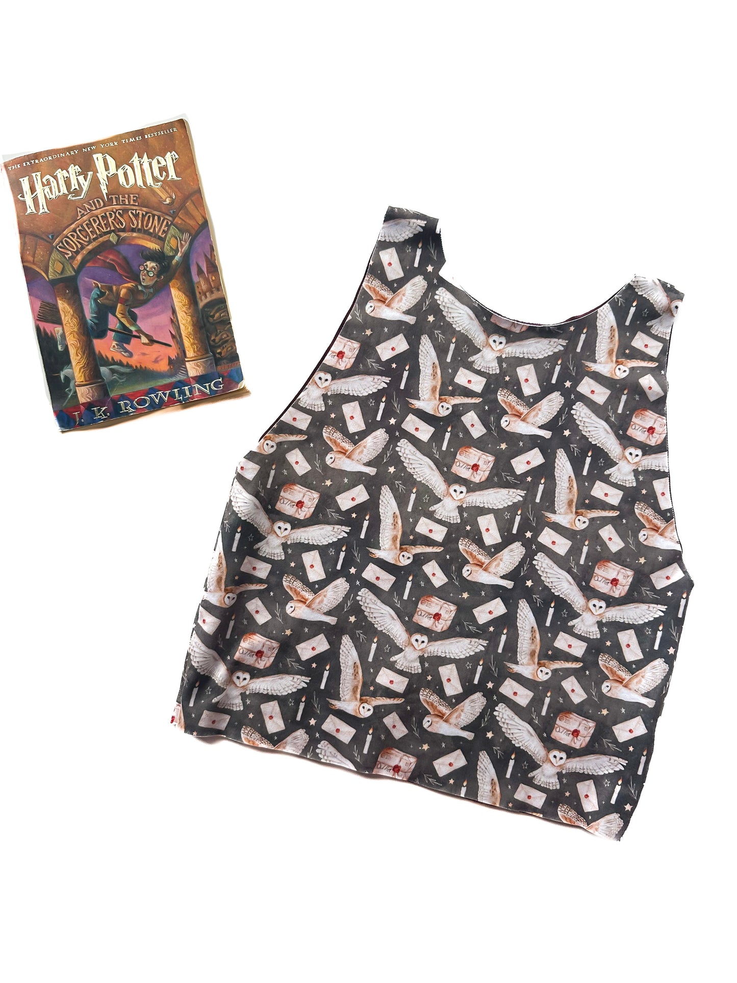 Owl Mail Bra Top with RUST reverse (S-L)