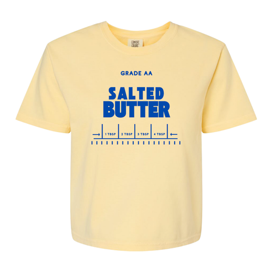 Cropped Salted Butter Tshirt