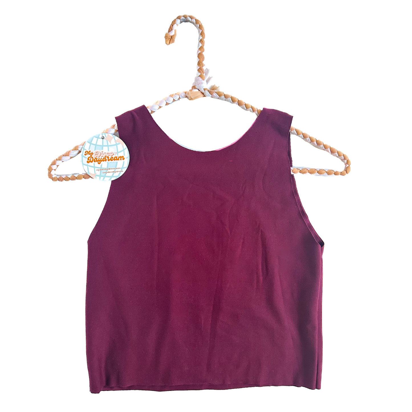 Solid Maroon Bra Top